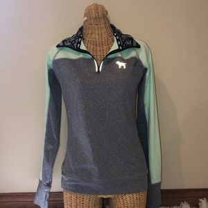 Pink Victoria’s Secret 3 quarter zip jacket